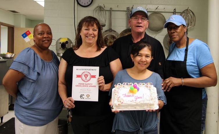 Food Service Staff Honored with Excellence Award